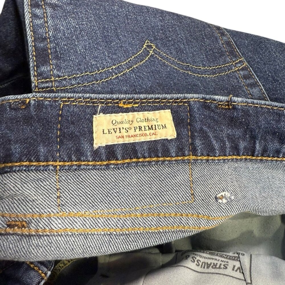 Levi’s Lot 511 Mens 38x30 Big E Premium Stretch Denim Jeans Regular Straight - Picture 3 of 9